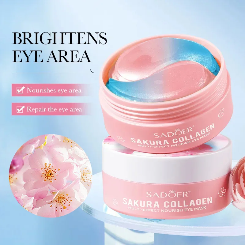 Collagen Under Eye Patches - 60pcs 사쿠라 콜라겐 아이 마스크 다크서클