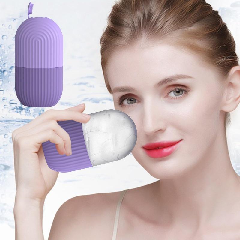 1개입 아이스 페이스 롤러 아이스 큐브 뷰티 마사지 실 - Face Ice Roller Puffiness 리뷰 및 가격