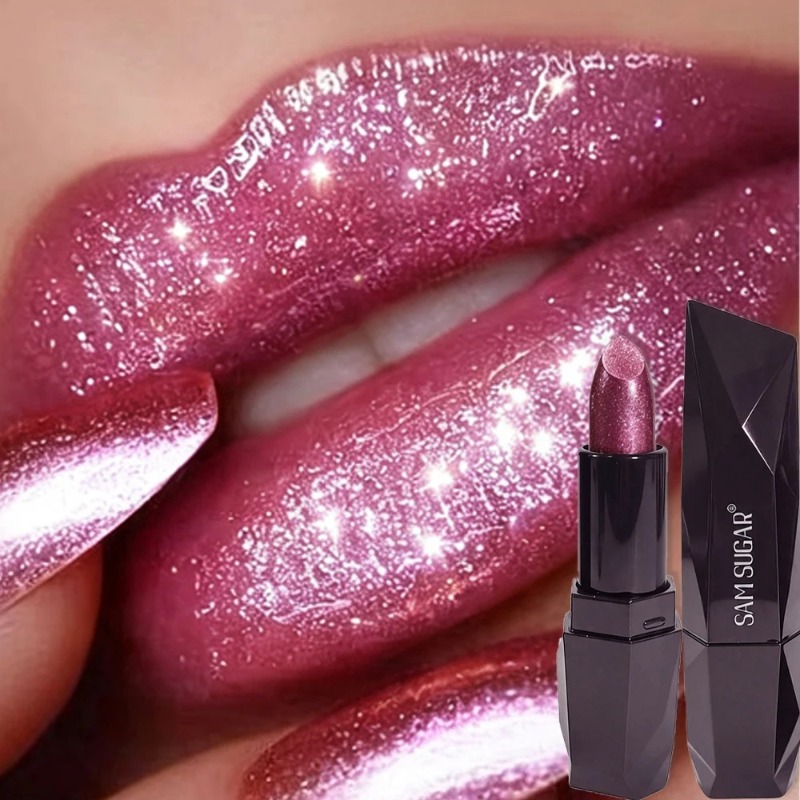 6가지 색상의 펄센트 핑크 메탈릭 글리터 벨벳 립스틱, - Matte Velvet Lip Tint Long Lasting 리뷰 및 가격